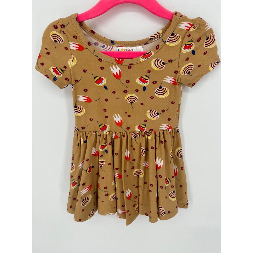 Dotdotsmile Girls Dress Size 6/12 months Soft Floral Print New With Tags
